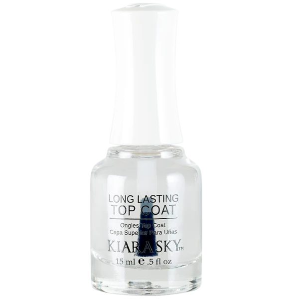 Kiara Sky Nail Lacquer Long Lasting Top Coat, 0.5oz MH1004