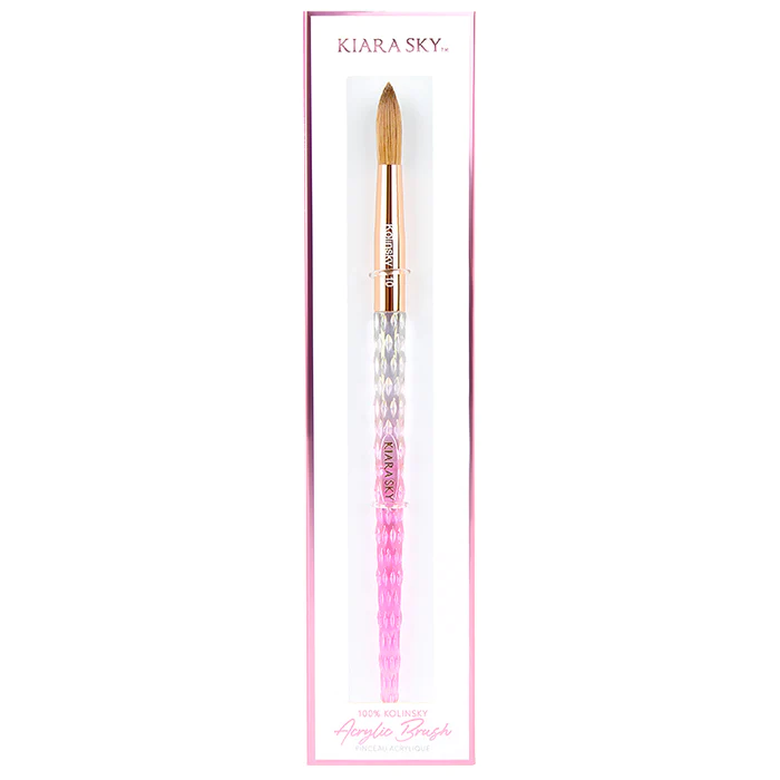 Kiara Sky Kolinsky Acrylic Brush, Size #10