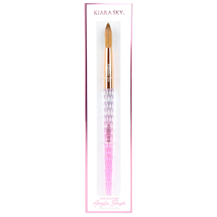 Kiara Sky Kolinsky Acrylic Brush, Size #14