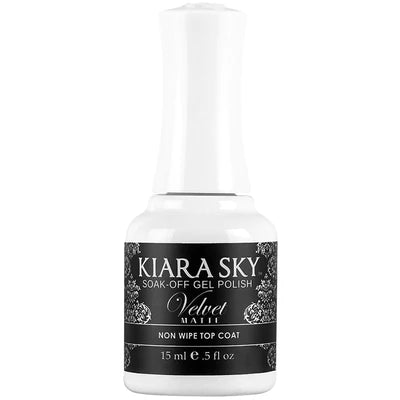 Kiara Sky Velvet Matte Non Wipe Top Coat, 0.5oz