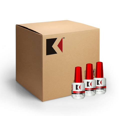 Kupa Gelfinity, Top Coat Gloss No Wipe (Red Cap), 0.5oz, CASE (PK: 144 pcs/case)