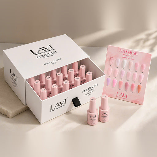LAVI Builder Gel In A Bottle, 0.5oz (HEMA & TPO Free) Collection 000