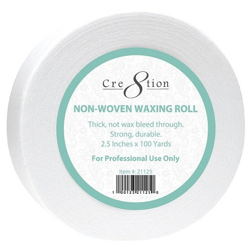 Cre8tion Non-woven Perforated Waxing Roll, 100 yard x 2.75”, 21125 (Packing: 20 rolls/case)