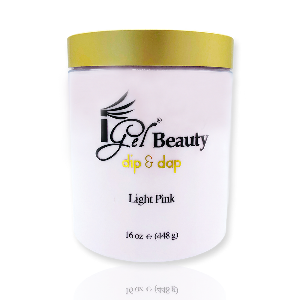 iGel Acrylic/Dipping Powder, Pink & White Collection, DP013, LIGHT PINK, 16oz OK0810VD