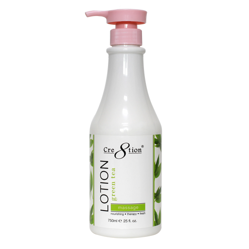 Cre8tion Hand & Body Lotion GREEN TEA, 750ml (25oz), (PK: 12 pcs/case, 84 cases/pallet)