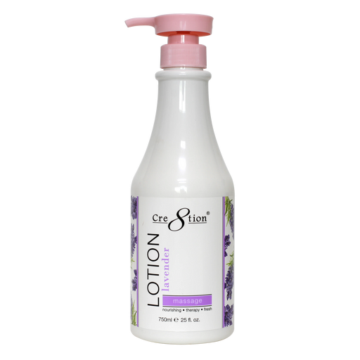 Cre8tion Hand & Body Lotion LAVENDER, 750ml (25oz), 19467 (Packing: 12 pcs/case, 84 cases/pallet)