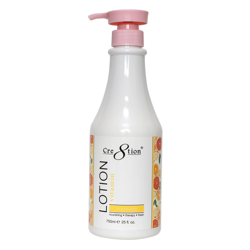 Cre8tion Hand & Body Lotion VITAMIN, 750ml (25oz), 19473 (Packing: 12 pcs/case, 84 cases/pallet)