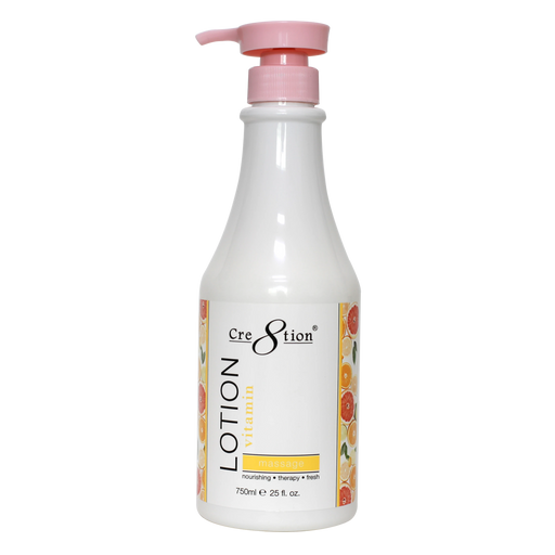 Cre8tion Hand & Body Lotion VITAMIN, 750ml (25oz), (PK: 12 pcs/case, 84 cases/pallet)