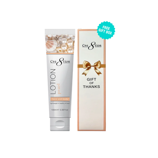Cre8tion Hand & Body Lotion PEARL, 100ml (3.3oz), (PK: 60 pcs/case, 104 cases/pallet)