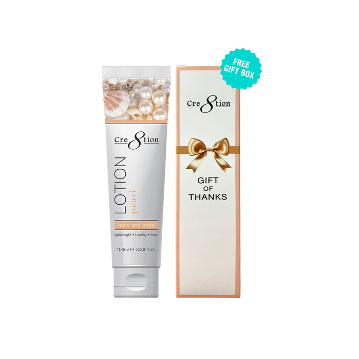 Cre8tion Hand & Body Lotion PEARL, 100ml (3.3oz), (PK: 60 pcs/case, 104 cases/pallet)