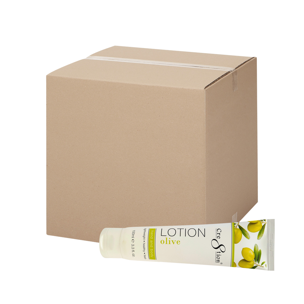 Cre8tion Hand & Body Lotion Olive (CASE), 100ml (3.3oz), 60pcs/case OK0809LK