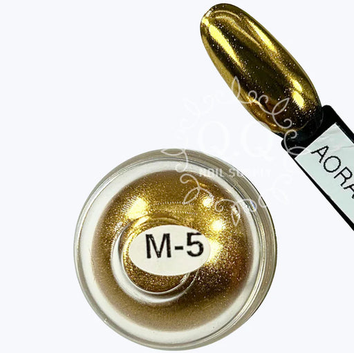 Aora Metal Chrome Powder, M-05, Gold, 1g