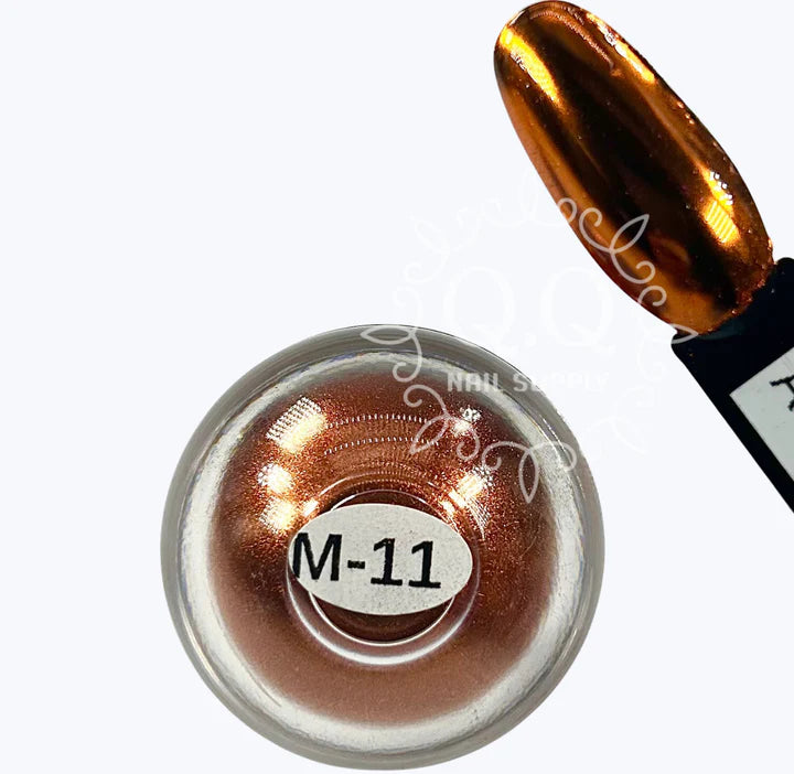 Aora Metal Chrome Powder, M-11, Orange, 1g (PK: 360pcs/case)