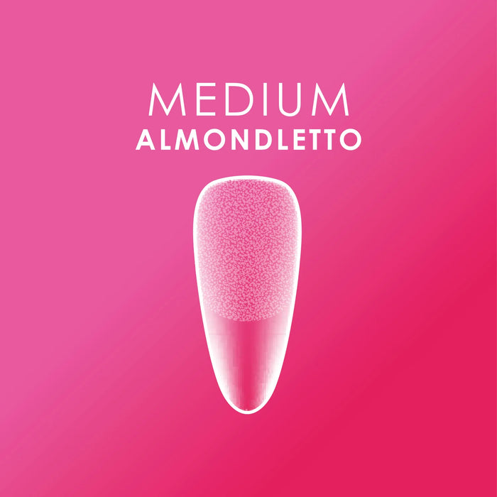 Kupa EnrichRx Soft Gel Tips - Almondletto Medium 550 Count