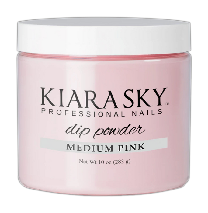 Kiara Sky Dipping Powder, Medium Pink, 10oz (PK: 6pcs/box)