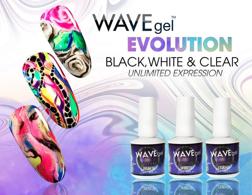 Wave Gel Evolution Gel Polish, Clear, 0.5oz OK1129