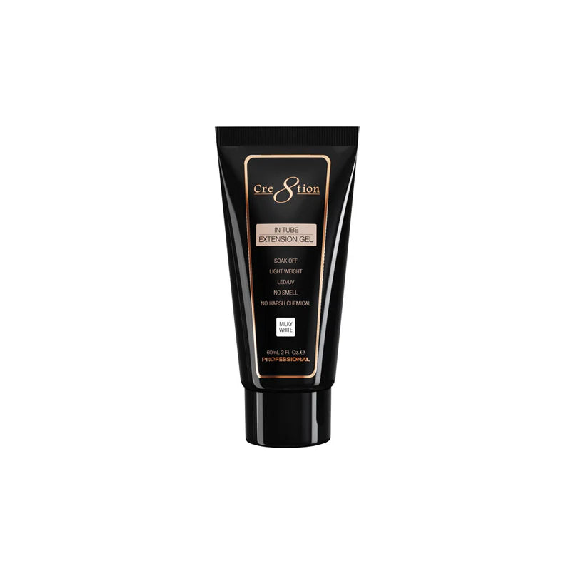 Cre8tion In Tube Extension Gel 2oz, MILKY WHITE