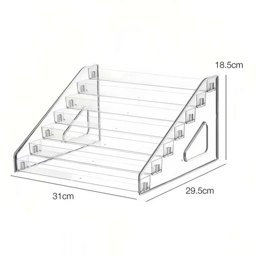 Cre8tion Acrylic Multi-Layer Transparent Display Rack