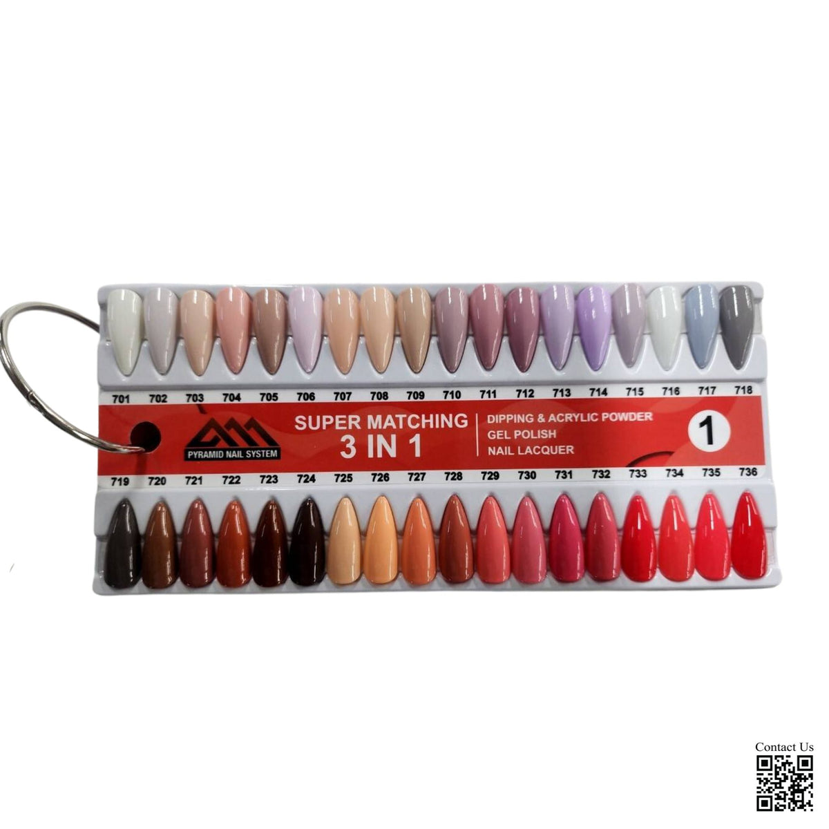 Pyramid New Luxury (#701 - 844), Sample tips — Nails Cost, Inc.