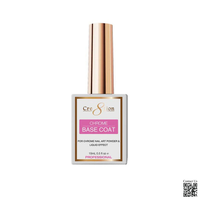 Cre8tion Gel 0.5oz - Chrome Base Coat (Pk: 216 pcs/case)