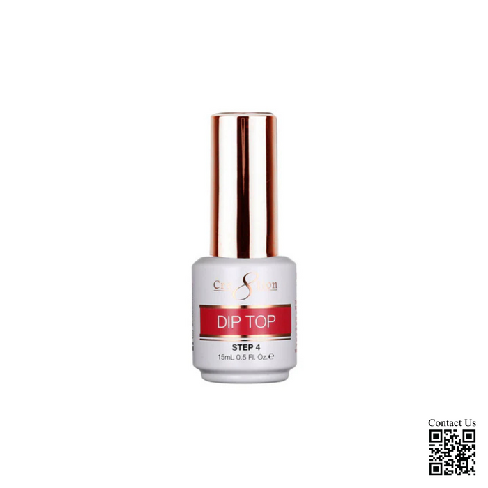Cre8tion Dip Powder 0.5oz - Step #4 DIP TOP (Pk: 216 pcs/case)