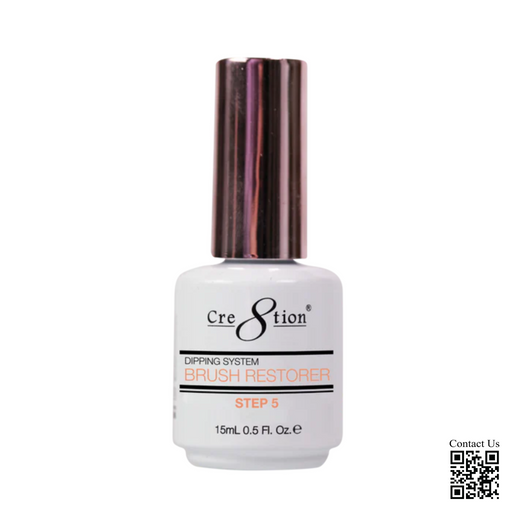 Cre8tion Dip Powder 0.5oz - Step #5 BRUSH RESTORER (Pk: 216 pcs/case)