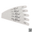 Cre8tion Premium Zebra Nail Files Harbor Bridge, Grit 100/100, CASE (Pk: 50 pcs/pack, 30 packs/case)