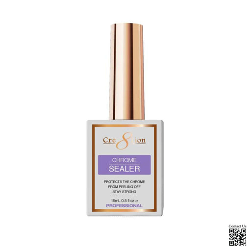 Cre8tion Gel - Metallic Sealer (Chrome Sealer) 0.5oz (Pk: 216 pcs/case)