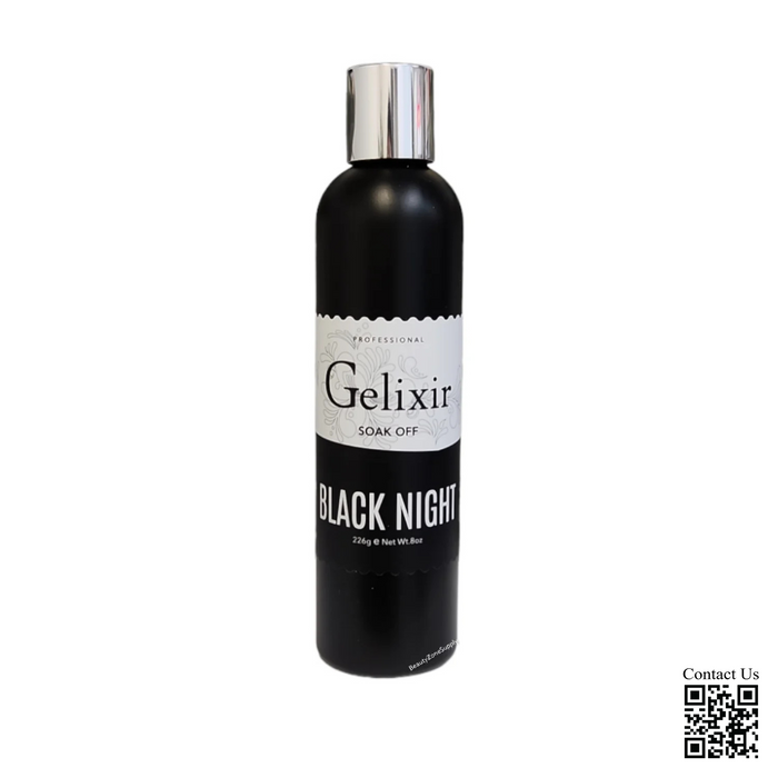 Gelixir Black Night Refill, 8oz (PK: 24, 30pcs/case)