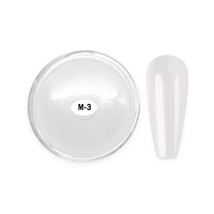 Aora Metal Chrome Powder 1g, M3 - Pearl (Pk: 360 pcs/case)