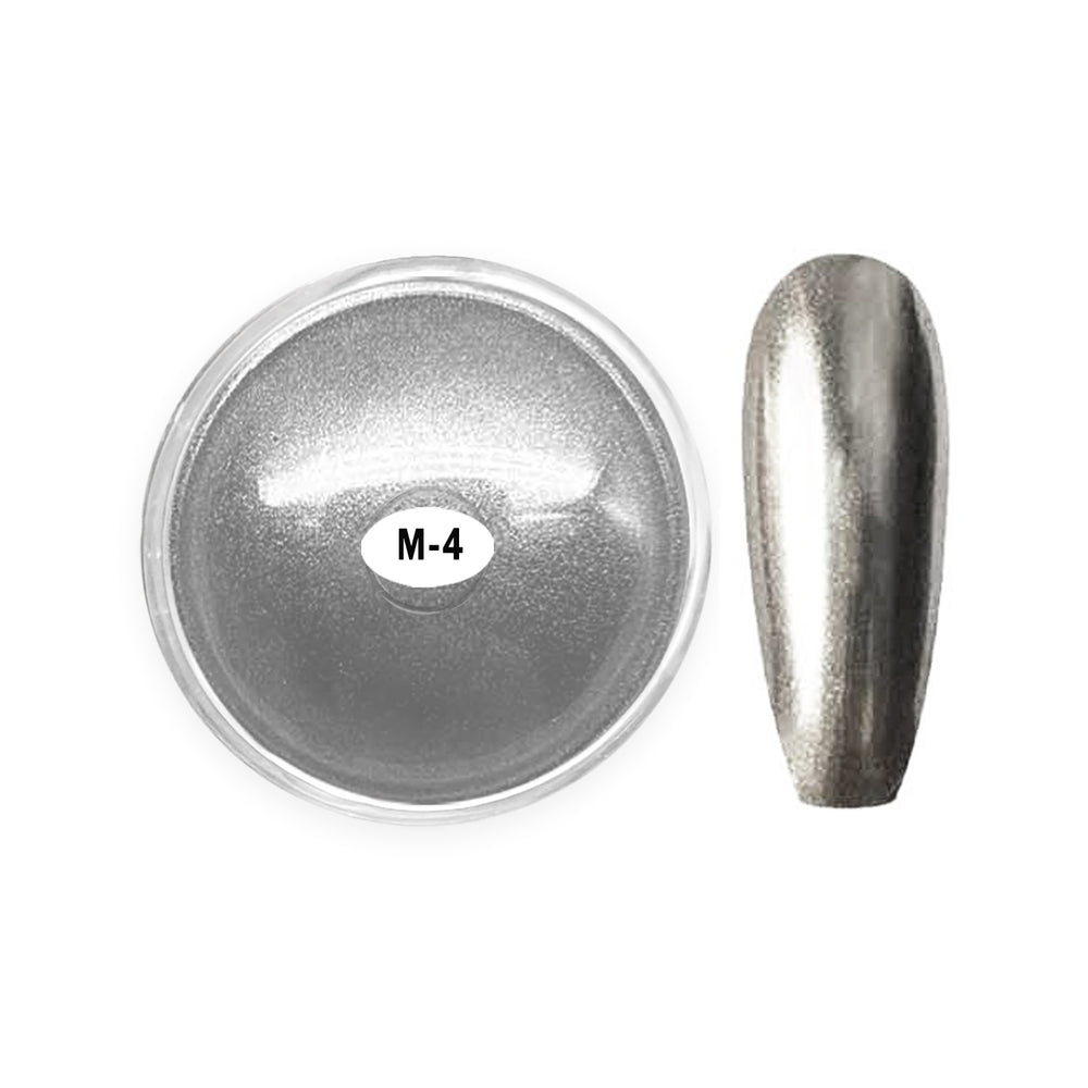 Aora Metal Chrome Powder 1g, M4 - Silver (Pk: 360 pcs/case)