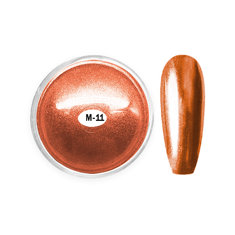 Aora Metal Chrome Powder 1g, M11 - Orange (Pk: 360 pcs/case)