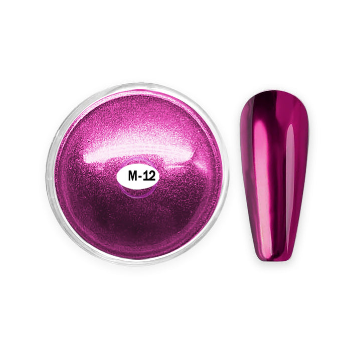 Aora Metal Chrome Powder 1g, M12 - Purple (Pk: 360 pcs/case)