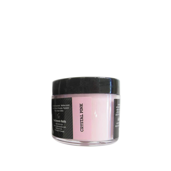 Nugenesis Dipping Powder, Pink & White Collection, CRYSTAL PINK, 1.5oz