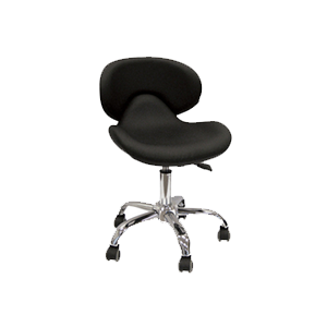 Cre8tion Nail Technician Chair, Black, 29038 BB (NOT Included Shipping Charge)