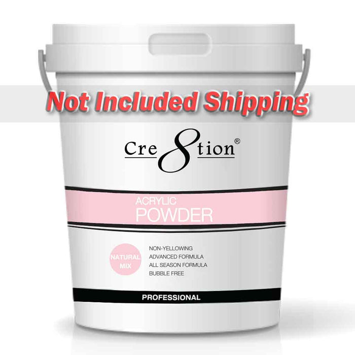 Cre8tion Acrylic Powder, Natural Mix, 25 lbs, 01442