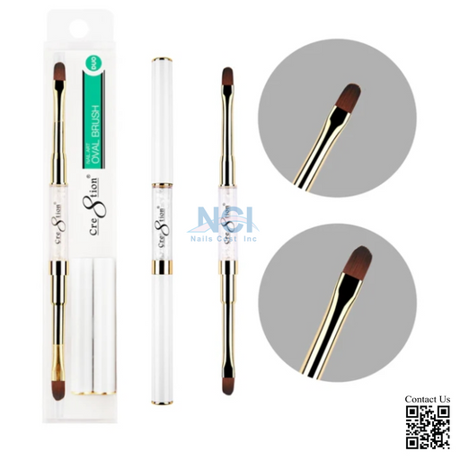 Cre8ion Duo Brush Oval #8 - Oval #10 (Pk: 20 pcs/bag)