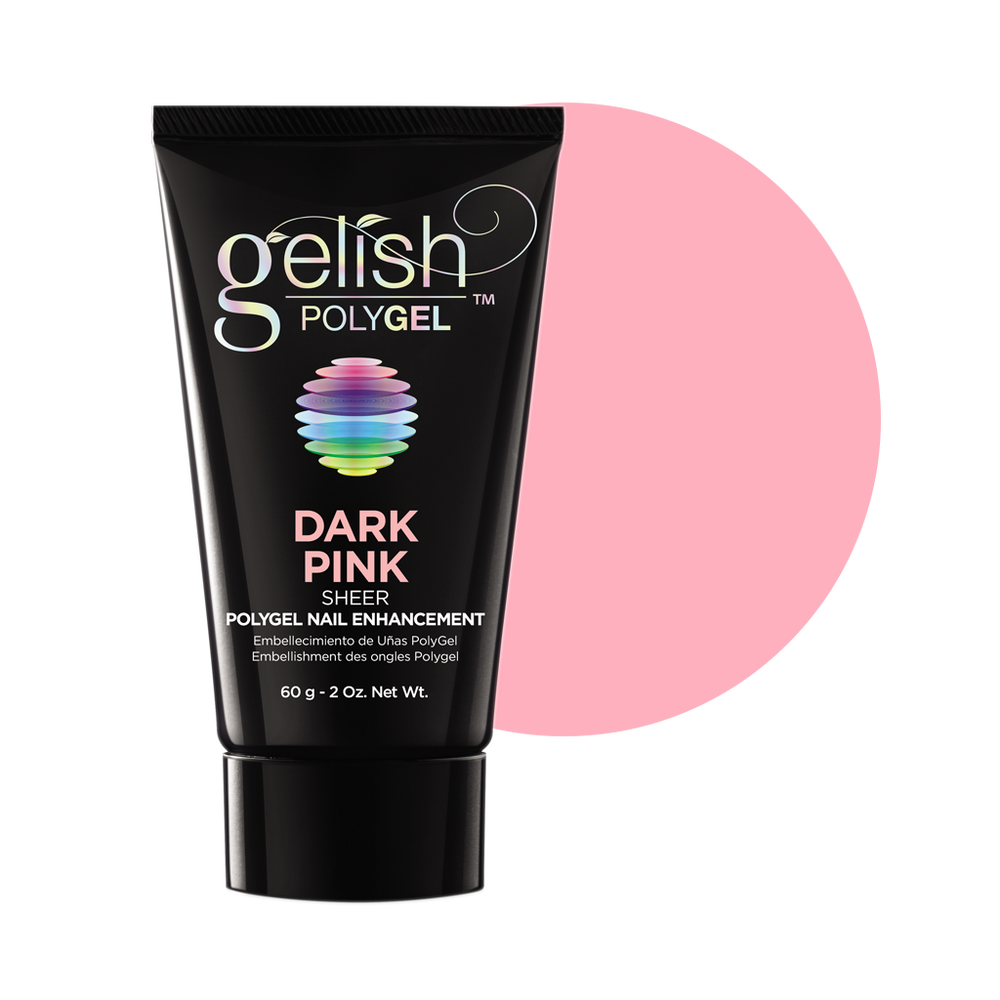 Gelish PolyGel, 1712004, Dark Pink, 2oz