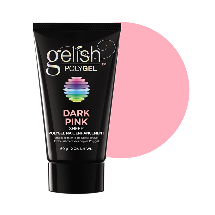 Gelish PolyGel, 1712004, Dark Pink, 2oz