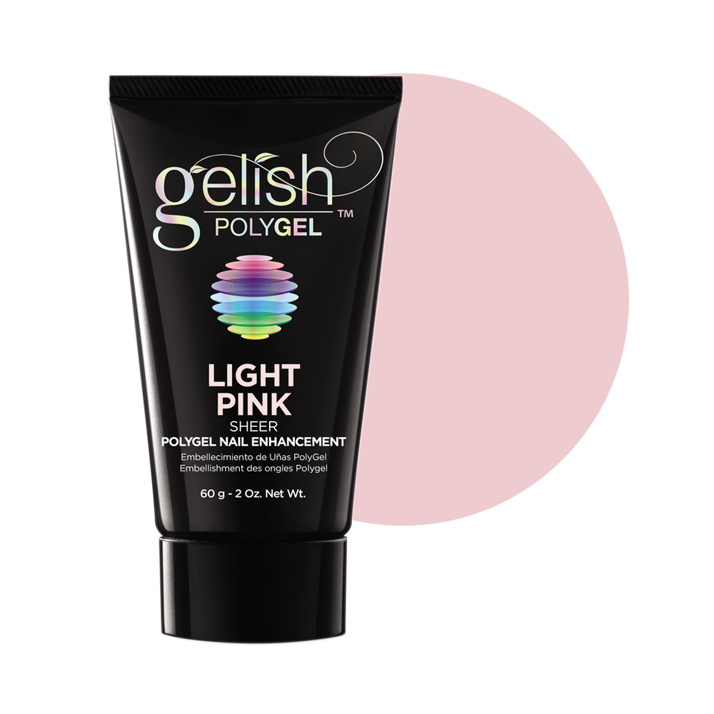 Gelish PolyGel, 1712005, Light Pink, 2oz