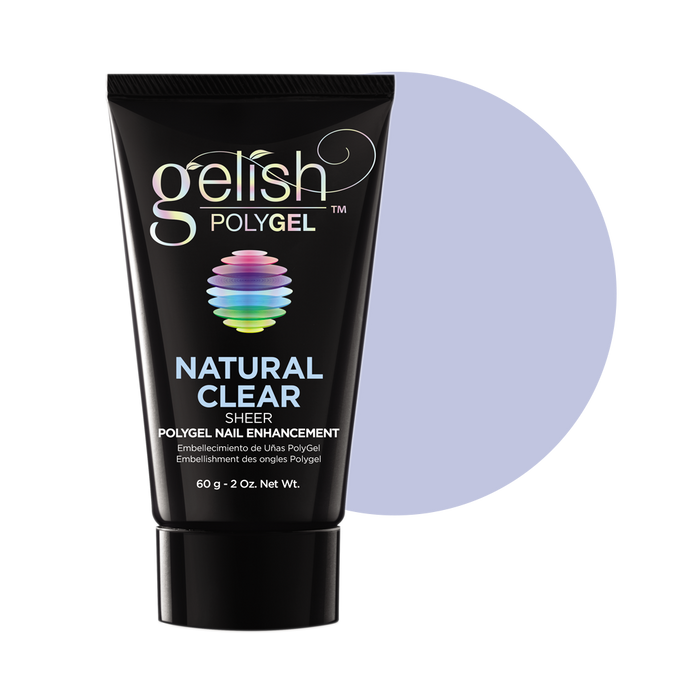 Gelish PolyGel, 1712001, Natural Clear, 2oz