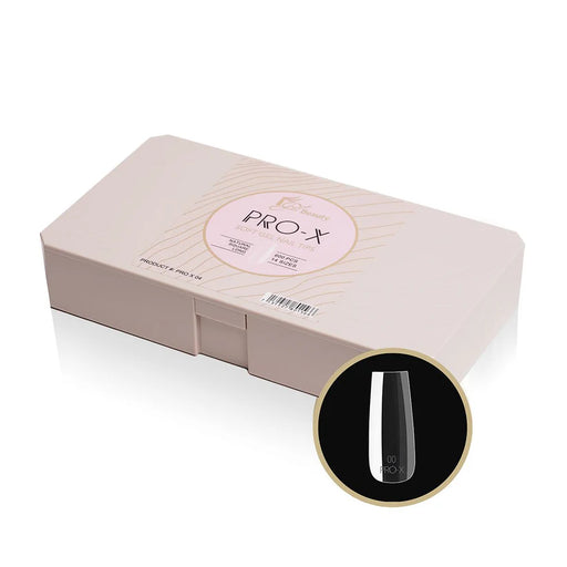 iGel PRO-X Soft Gel Nail Tips 04, Natural Square Long (Pk: 600 pcs/box)