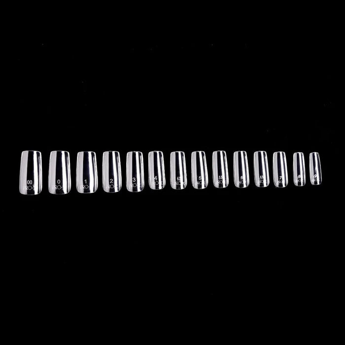 iGel PRO-X Soft Gel Nail Tips 04, Natural Square Long (Pk: 600 pcs/box)
