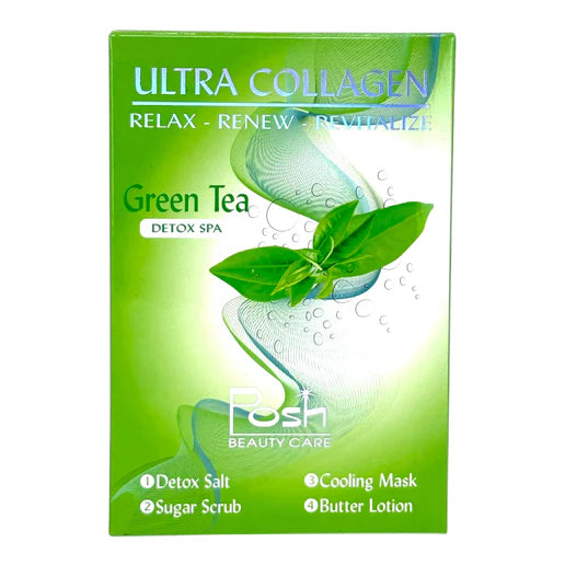 Posh Deluxe Pedicure Kit 4in1, CASE, GREEN TEA (Pk: 50 kits/case)
