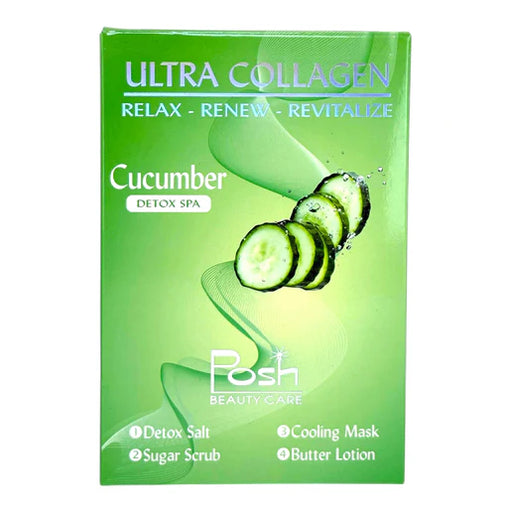 Posh Deluxe Pedicure Kit 4in1, CASE, CUCUMBER (Pk: 50 kits/case)