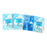 Posh Deluxe Pedicure Kit 4in1, CASE, OCEAN BREEZE (Pk: 50 kits/case)