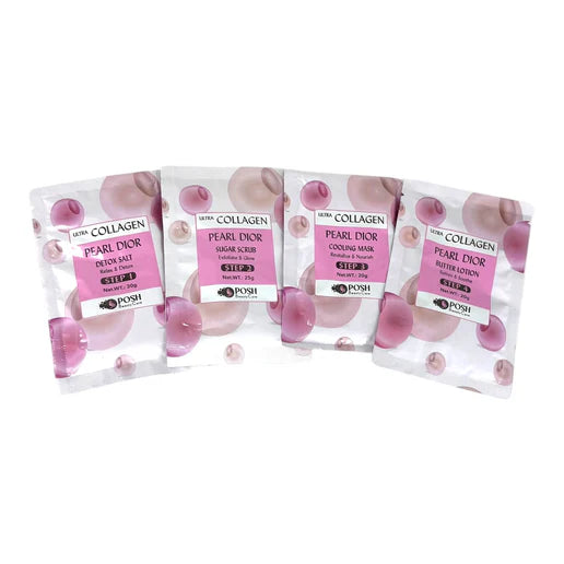 Posh Deluxe Pedicure Kit 4in1, CASE, PEARL DIOR (Pk: 50 kits/case)