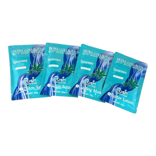 Posh Deluxe Pedicure Kit 4in1, CASE, SPEARMINTS CBD (Pk: 50 kits/case)