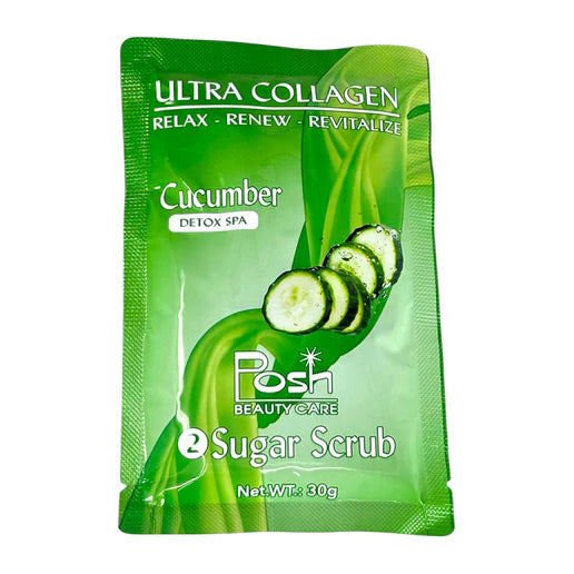 Posh Deluxe Pedicure Kit 4in1, CASE, CUCUMBER (Pk: 50 kits/case)