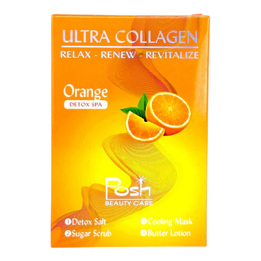 Posh Deluxe Pedicure Kit 4in1, CASE, ORANGE (Pk: 50 kits/case)